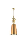 Lampa wisząca QUEEN złota 25 cm