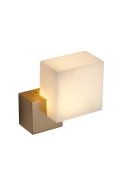 Lampa ścienna CUBO LED złota 18 cm