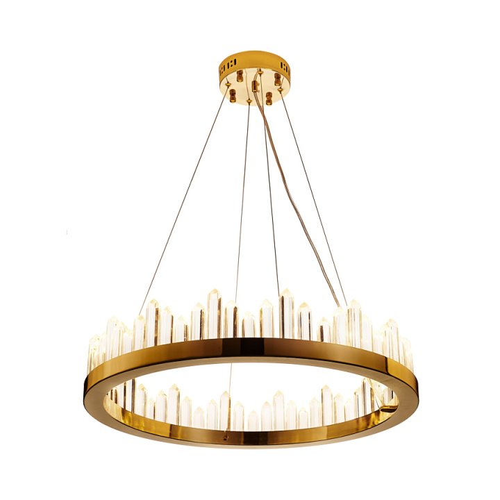 Lampa wisząca LUSSO LED złota 60 cm