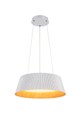 Lampa wisząca FRILL LED biała 45 cm