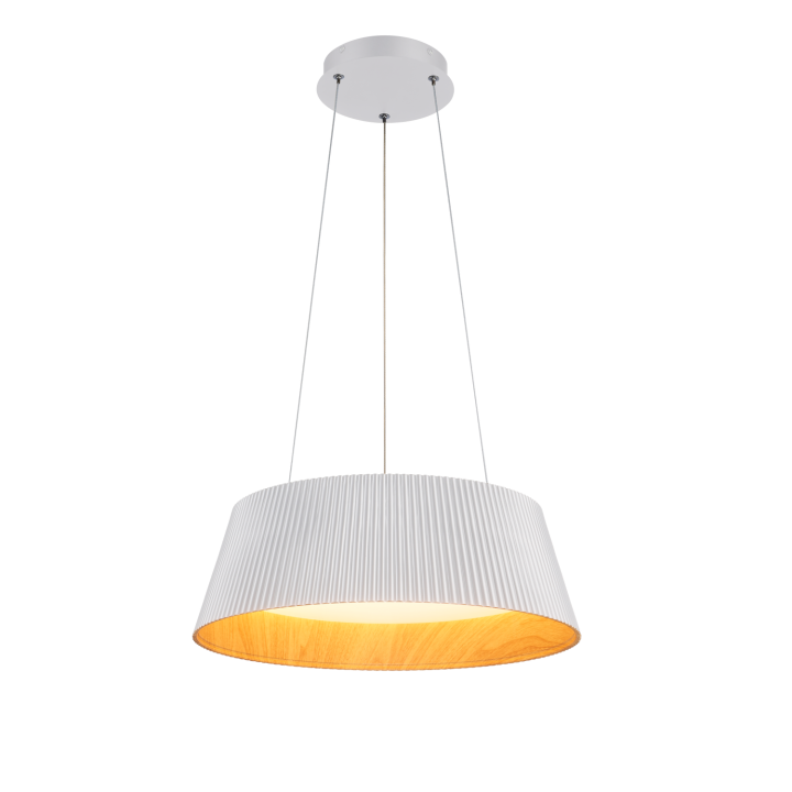 Lampa wisząca FRILL LED biała 45 cm