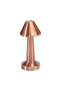 Lampa stołowa TAVOLO B LED dotykowa miedziana 22 cm