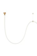 Lampa wisząca SNAKE LED wąż ledowy złota 300 cm