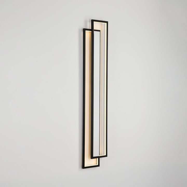 Lampa ścienna SYMMETRY-160 LED czarna 160 cm
