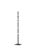 Lampa podłogowa RINGO czarna 182 cm