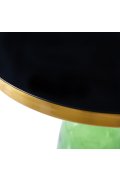Stolik kawowy DOLCE zielono czarny 50 cm