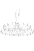 Lampa wisząca MADAME S LED biała 90 cm