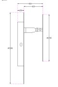 Lampa ścienna PILLS biała 30 cm