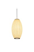 Lampa wisząca SILK BARREL biała 50 cm