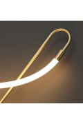 Lampa ścienna ESSA złota 90 cm