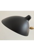 Lampa podłogowa CRANE-3F czarna 210 cm