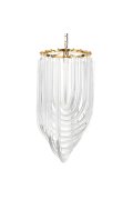 Lampa wisząca WAVE złota 60 cm