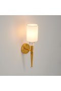Lampa ścienna DAMA złota 52 cm glamour