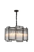 Lampa wisząca IMPERIO czarna 80 cm