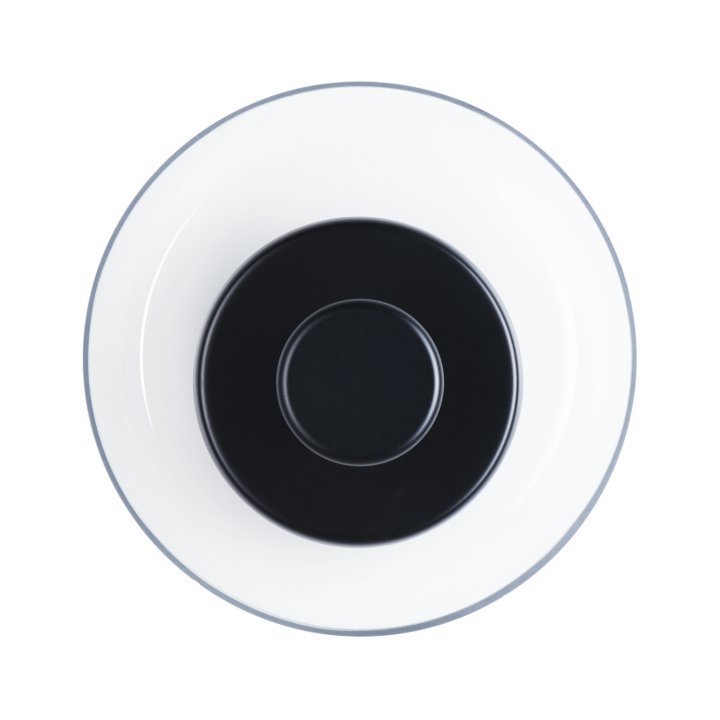 Lampa ścienna DISCO LED czarna 23 cm
