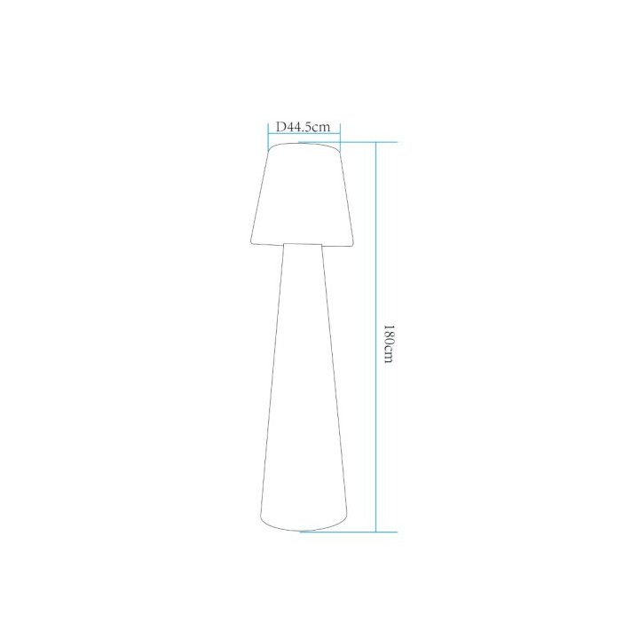 Lampa ogrodowa stojąca GARDENA XL LED RGBW 16 kolorów 180 cm
