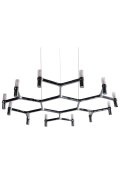 Lampa wisząca CANDLES-12B chrom 106 cm