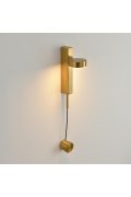 Lampa ścienna FIKO złota 120 cm