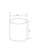 Lampa ogrodowa stolik TUBE LED RGBW 16 kolorów 40 cm