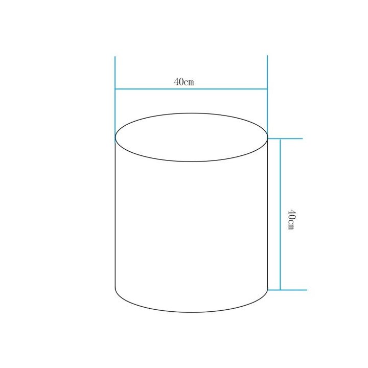 Lampa ogrodowa stolik TUBE LED RGBW 16 kolorów 40 cm