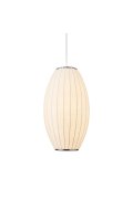 Lampa wisząca SILK BARREL biała 50 cm