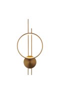 Lampa ścienna ECLIPTICA LED złota 100 cm