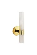 Lampa ścienna CANDELA złota 31 cm