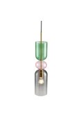 Lampa wisząca PASTELLO GREEN szklana kolorowa 11 cm