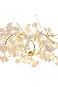 Lampa wisząca BOTANIKA WAVE złoto biała 125 cm