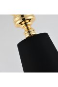 Lampa wisząca QUEEN-1 złoto czarna 18 cm