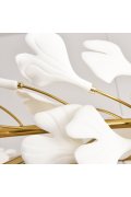 Lampa wisząca BOTANIKA WAVE złoto biała 125 cm
