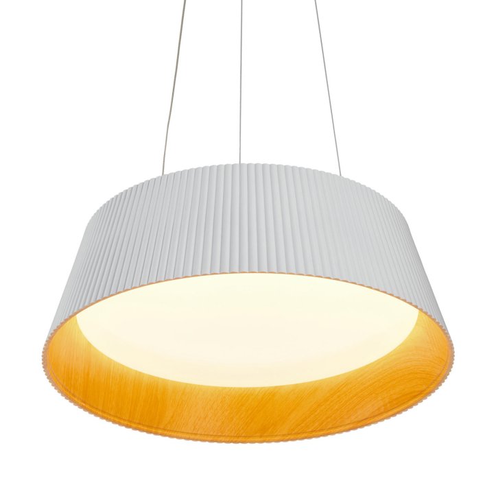 Lampa wisząca FRILL LED biała 45 cm