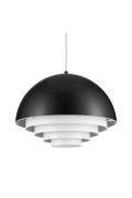 Lampa wisząca DIVERSO czarna matowa 35 cm