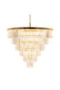 Lampa wisząca SPLENDORE złota 100 cm