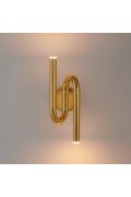 Lampa ścienna MYK LED złota 38 cm