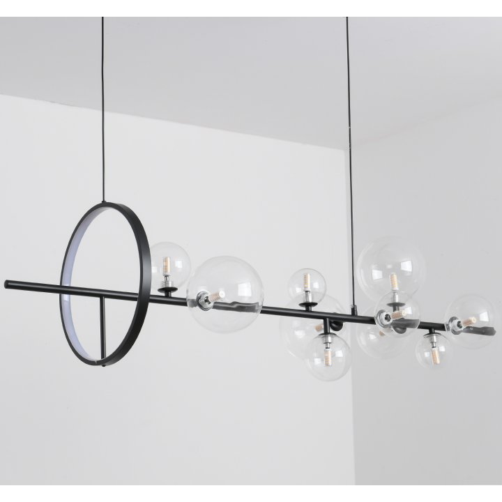 Lampa wisząca ORION LONG-120 czarna 120 cm