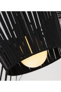 Lampa wisząca kapelusz SOMBRERO czarna 200 cm