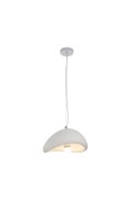 Lampa wisząca STONE biała 30 cm