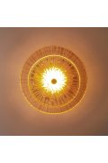 Lampa ścienna LUXIO LED bursztynowa 20 cm