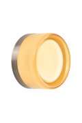 Lampa ścienna CANDY LED 13,5 cm bursztynowa- minimalistyczny kinkiet