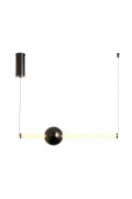 Lampa wisząca O-LINE LED 63 cm czarna