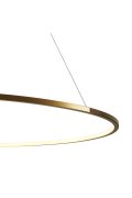 Lampa wisząca CIRCLE SLIM 120 LED złoty 120 cm
