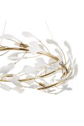 Lampa wisząca BOTANIKA złoto biała 80 cm