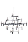Lampa wisząca CANDLES-30 chrom 120 cm
