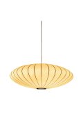 Lampa wisząca SILK FLAT biała 60 cm - nowoczesna i minimalistyczna