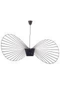 Lampa wisząca kapelusz SOMBRERO czarna 200 cm