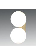 Lampa ścienna DOT DOUBLE złota 30 cm