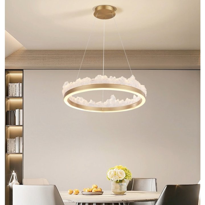 Lampa wisząca MONTANA LED złota 60 cm