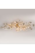 Lampa wisząca BOTANIKA WAVE złoto biała 125 cm