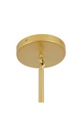 Lampa wisząca MODERN ORCHID-9 złoto szara 150 cm